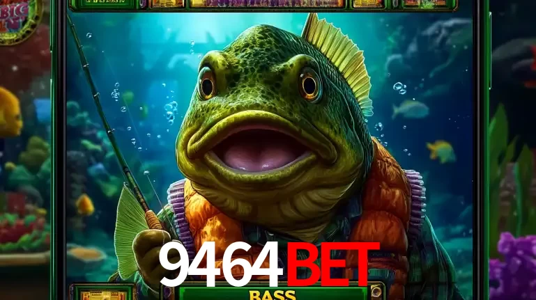 Personagem de peixe pescador do popular jogo de slot com tema de pescaria, uma das emocionantes opções de caça-níqueis para jogar e ganhar no cassino 9464BET.